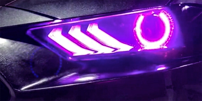 1347-504 - Ford Mustang 2018-2019 ORACLE ColorSHIFT Halo Kit